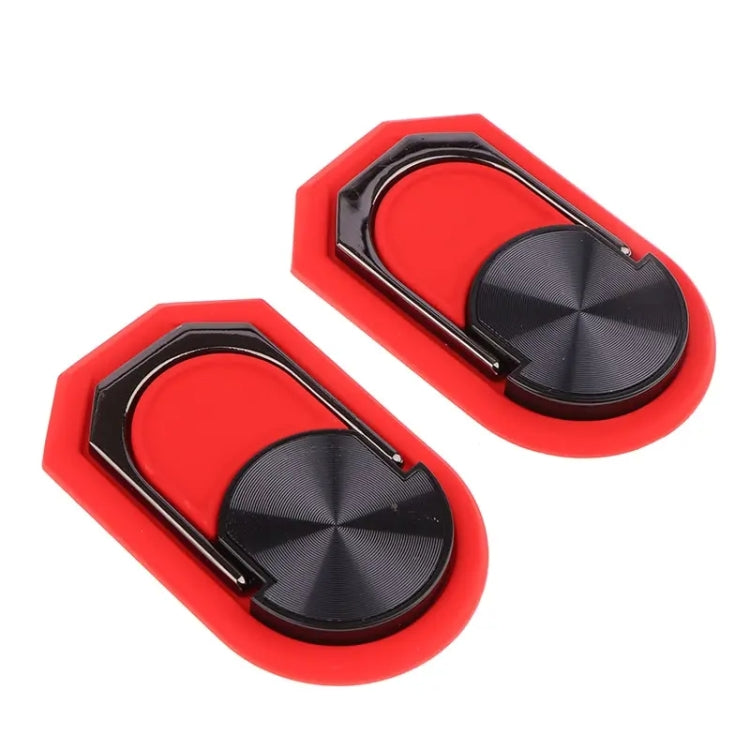 1pair Metal Laptop Invisible Stand Mini Desktop Heightening Cooling Rack Folding Keyboard Stand