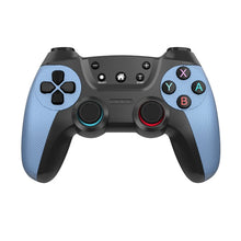 For Switch Pro / PC / Android Wireless Bluetooth Game Controller With Wake-Up Vibration, Blue, Elegant Silver, Elegant White