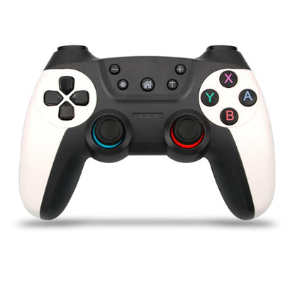 For Switch Pro / PC / Android Wireless Bluetooth Game Controller With Wake-Up Vibration, Blue, Elegant Silver, Elegant White
