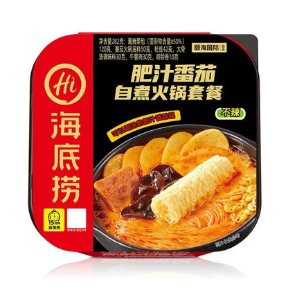Haidilaohotpot Self-cooking Hot Pot Convenient and Delicious Instant Food, 435g Spicy Tender Beef, 435g Crispy Beef Tripe, 365g Tomato Beef Brisket, 400g Spicy Vegetarian, 275g Tomato Crispy Meat, 275g Spicy Crispy Meat, 272g Spicy Meatballs           ...