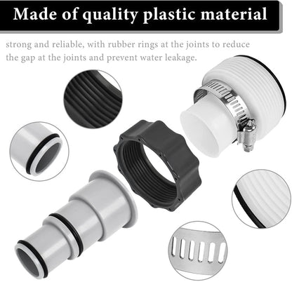 For Intex Pool Hose Adapter with Internal Thread, A Set, B Set, 1 A Type Adapter