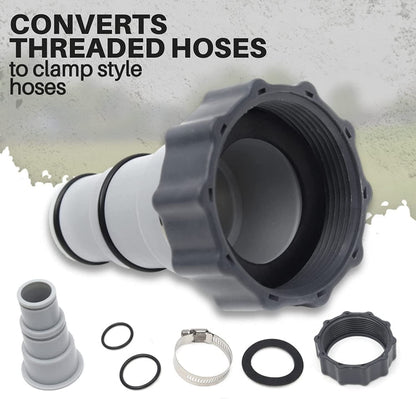 For Intex Pool Hose Adapter with Internal Thread, A Set, B Set, 1 A Type Adapter