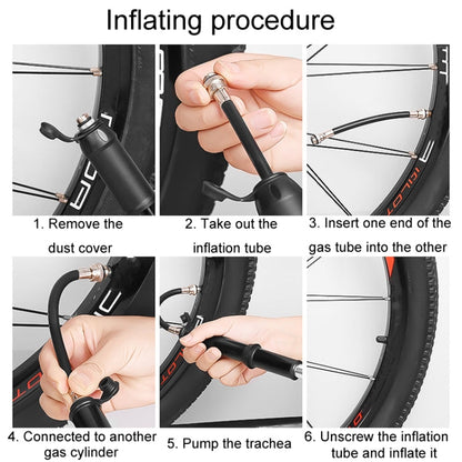 Bicycle High Pressure Pump Home Mini Portable Basketball Inflator Accessories