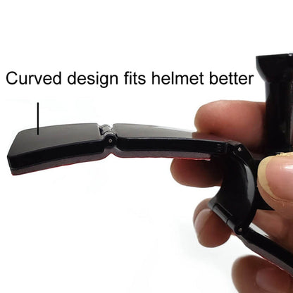 TUYU Motorcycle Integrated Hinged Helmet Chin Sports Camera Mounting Bracket, With 2 Stickers, With 4 Stickers