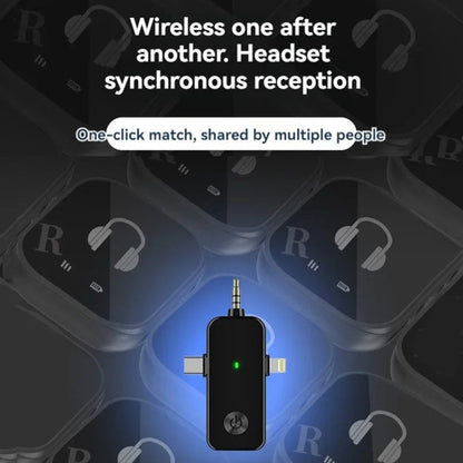 5.8G  Wireless In-ear Monitor System Support Dual-Earphone Monitoring, One To Two, One To Four