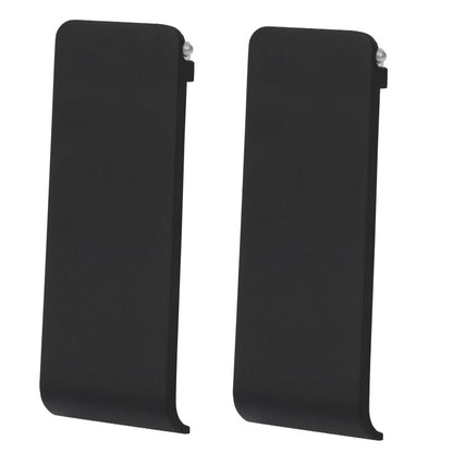 For Nintendo Switch Console 2pcs Replacement Kickstand Back Shell Holder, Black, Transparent White, White, Red, Blue