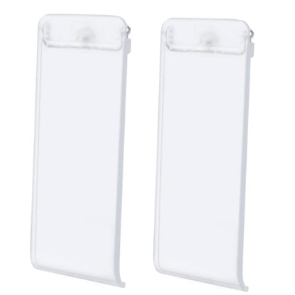 For Nintendo Switch Console 2pcs Replacement Kickstand Back Shell Holder, Black, Transparent White, White, Red, Blue