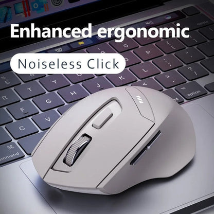 Inphic DR6 2.4G Wireless + Bluetooth 5.0/4.0 Tri-mode Charging Mute Office Gaming Computer Mouse, DR6