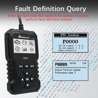 AERMOTOR Car Fault Diagnostic Instrument ELM327 Engine Fault Detection Tool
