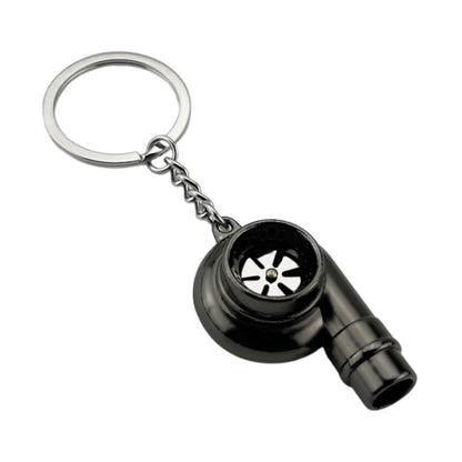 Car Tuning Accessories Turbo Keychain Decorative Pendant, Large Black, Large Gold, Large Bronze, Small Black, Small Gold, Small Green Antique