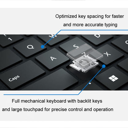 For Microsoft Surface Pro 8 / 9 / 10 / X Bluetooth Keyboard Magnetic Tablet Wireless Touch Backlit Keyboard With Pen Slot, For Microsoft Surface Pro 8 / 9 / 10 / X