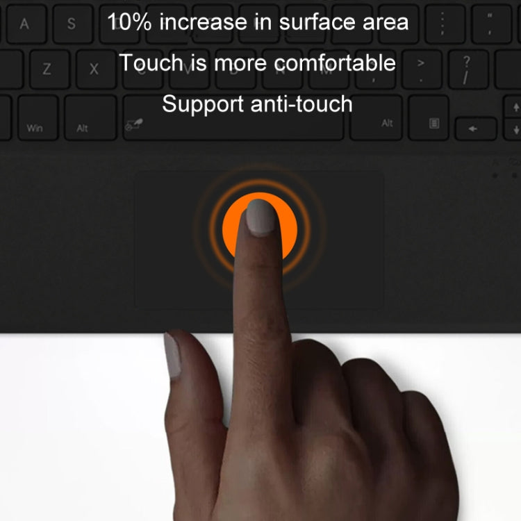 For Microsoft Surface Pro 8 / 9 / 10 / X Bluetooth Keyboard Magnetic Tablet Wireless Touch Backlit Keyboard With Pen Slot, For Microsoft Surface Pro 8 / 9 / 10 / X
