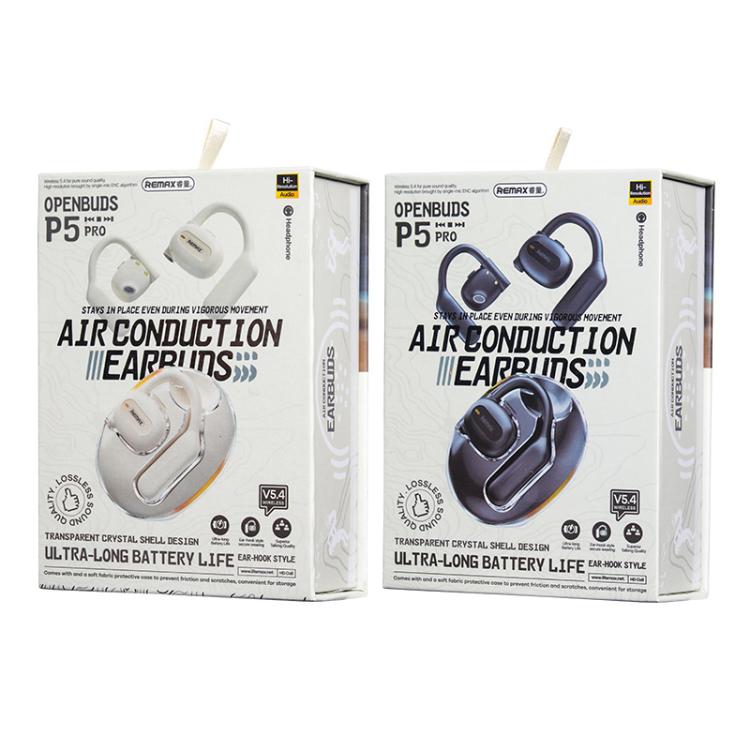 REMAX OpenBuds P5 PRO Air Conduction Hanging Ear Bluetooth Earphone ENC Sports Noise Reduction Earphone, P5 PRO