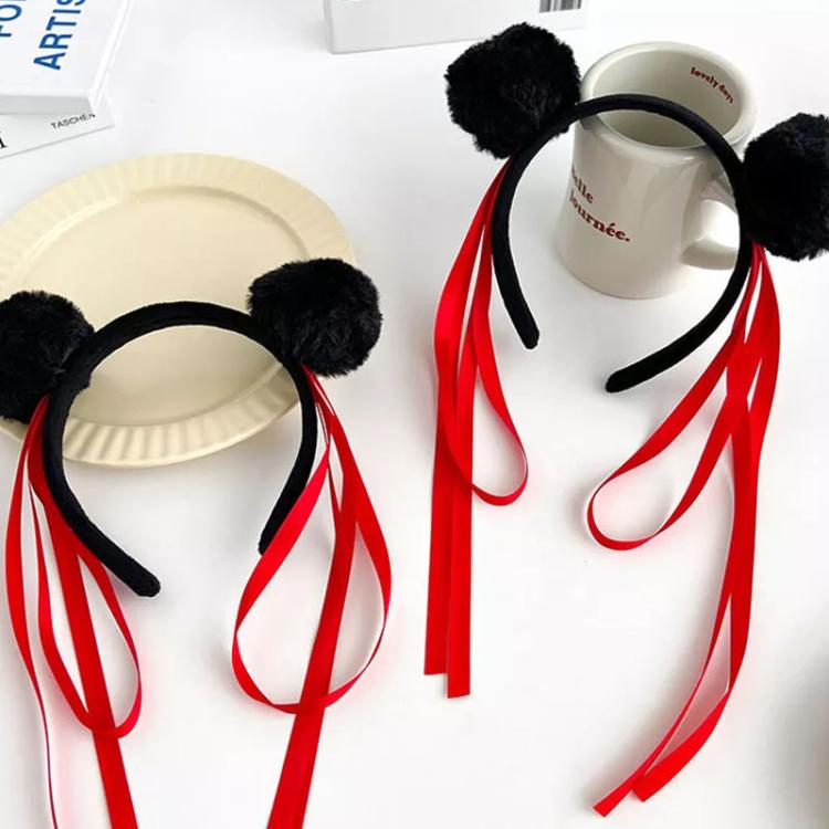 Nezha Cosplay Prop Headband Children Performance Cute Marble-Head Hairball Hair Accessories