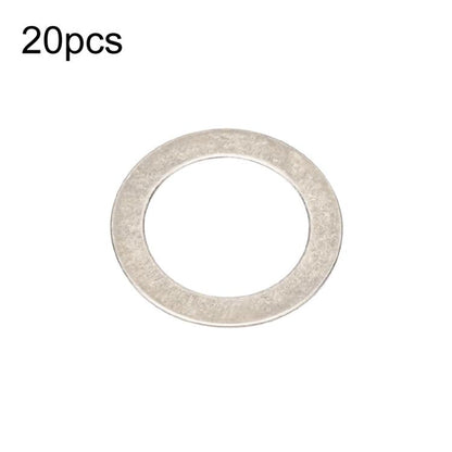 ZTTO Bicycle Pedal Stainless Steel Washer Mountain Bike Disc Protection Gasket, 20pcs