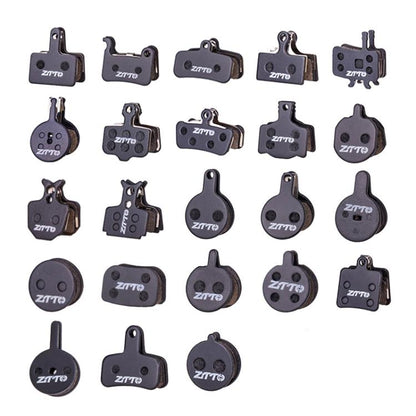 2pairs ZTTO Bicycle Disc Braking Pads Mountain Bike Semi-Metallic Resin Brake Pads, MS-01B, MS-01D, MS-01E, MS-01F, MS-02A, MS-02B, MS-02D, MS-02F, MS-03F, MS-04B, MS-05B, MS-05C, MS-07B, MS-07C, MS-07C With Hole, MS-08A, MS-08B, MS-11A, MS-11C, MS-11D...