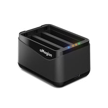 For Insta360 X5 Camera AMagisn Battery Charger Fast Charging Station For 3 Batteries Simultaneously