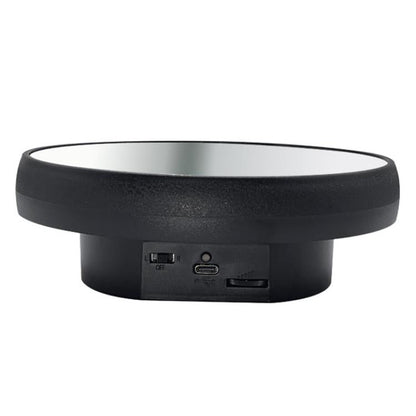 Multi-purpose Mirror Electric Rotating Disc Battery / USB Powered Photography Live Display Stand, 16cm White, 16cm Black, 16cm Gold, 25cm White, 25cm Black, 25cm Gold