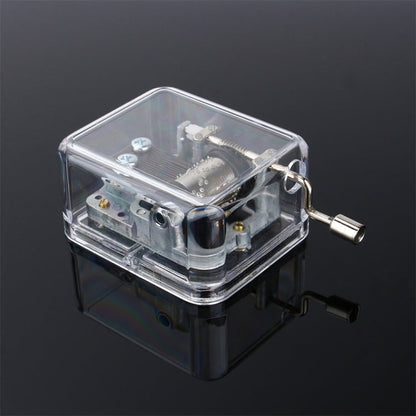 Music Box DIY Craft Vintage Musical Gold Hand Music Boxes