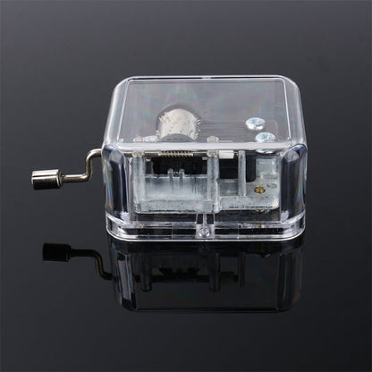 Music Box DIY Craft Vintage Musical Gold Hand Music Boxes