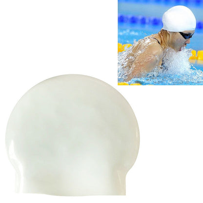 Glossy Seamless Pure Silicone High Elasticity Professional Swimming Cap, Glossy Seamless (Blue), Glossy Seamless (White), Glossy Seamless (Red), Glossy Seamless (Purple), Glossy Seamless (Yellow)