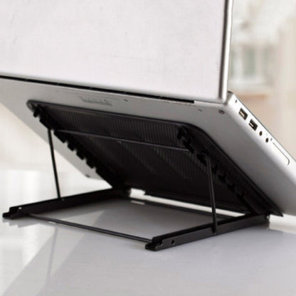 Portable Desktop Folding Cooling Metal Mesh Adjustable Ventilated Holder