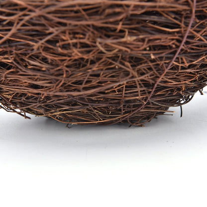 Rattan Nest Bird Bird Crafts Chicken Nest DIY Handmade Bird Nest Scene Props, 12cm, 15cm