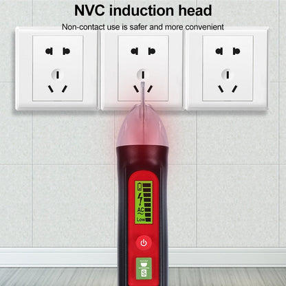 WINTACT WT3010  LED AC Voltage Tester Non-Contact Detector Pen 12-1000V AC Voltage Detector, WINTACT WT3010