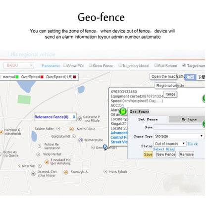 TK108 2G 4PIN Realtime Car Truck Vehicle Tracking GSM GPRS GPS Tracker, Support AGPS with Relay and Battery, 4PIN