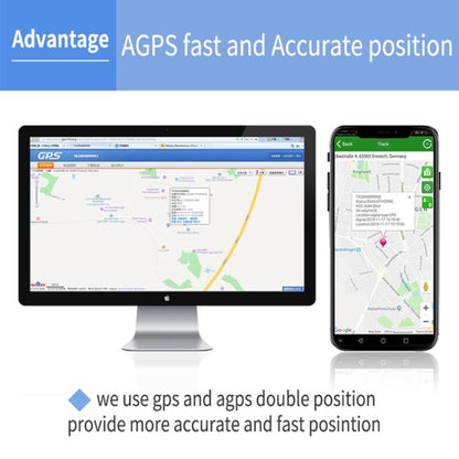 TK202B 4G Car Truck Vehicle Tracking GSM GPRS GPS Tracker Support AGPS, Battery Capacity: 5000mAh, 4G 5000mAh