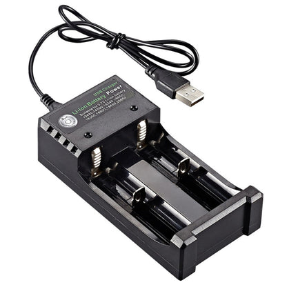 Dual Slot USB Charging Seat 3.7V Lithium Battery Charger