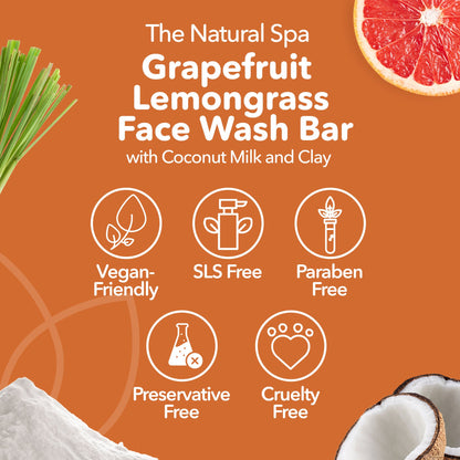 Grapefruit Lemongrass Face Wash Bar