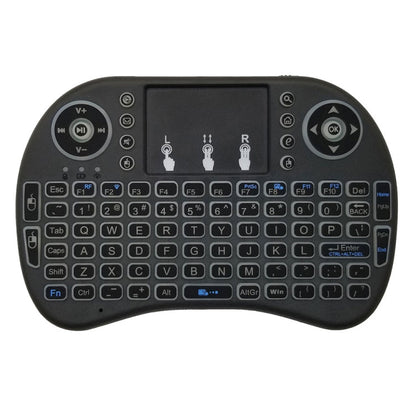 Support Language: English i8 Air Mouse Wireless Backlight Keyboard with Touchpad for Android TV Box & Smart TV & PC Tablet & Xbox360 & PS3 & HTPC/IPTV, English