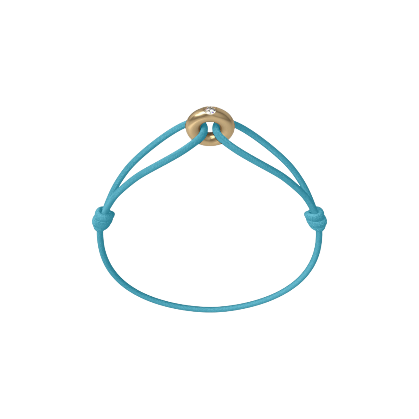 Mini Golden Soho Diamond Cord Bracelet