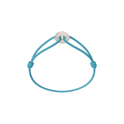 Mini Rose Soho Pavé Cord Bracelet