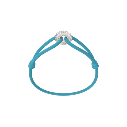 Rose Soho Pavé Cord Bracelet