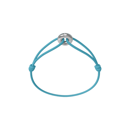 Mini Silver Soho Diamond Cord Bracelet