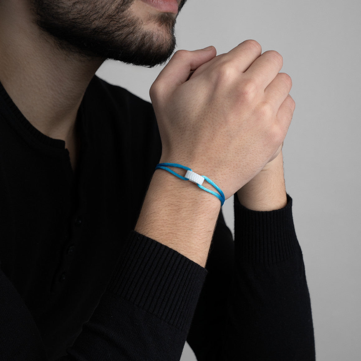 Snow Regent Cord Bracelet