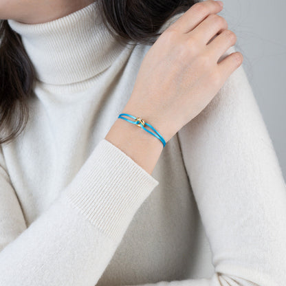 Mini Golden Soho Diamond Cord Bracelet