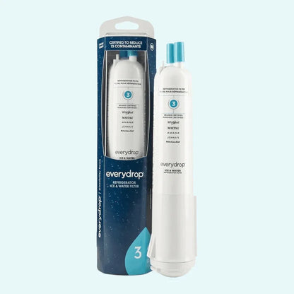 Genuine EveryDrop EDR3RXD1 Refrigerator Water Filter 3 Replacement for Whirlpool – 1 to 4 Pack