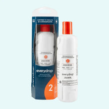 Genuine EveryDrop EDR2RXD1 Refrigerator Water Filter 2 Replacement for Whirlpool & KitchenAid – 1 to 4 Pack