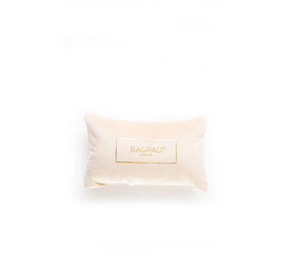 VELVET WITH GOLD LOGO PRINT BAGPADS
