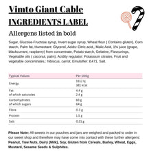 Vimto Giant Cable