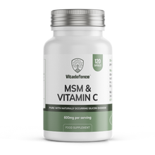 MSM + Vitamin C | Vegan Capsules – 120 Count