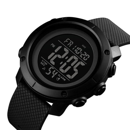 SKMEI 1426 Multifunctional Outdoor Fashion Noctilucent Waterproof Black Machine Rubber Ring Digital Watch, Black Machine Rubber Ring, 1426 Black Machine Rubber Ring