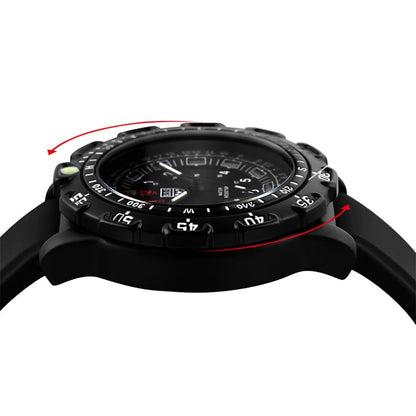 addies MY-049 Outdoor Sports Multifunctional Waterproof Luminous Watch Silicone Watchstrap Watch for Men