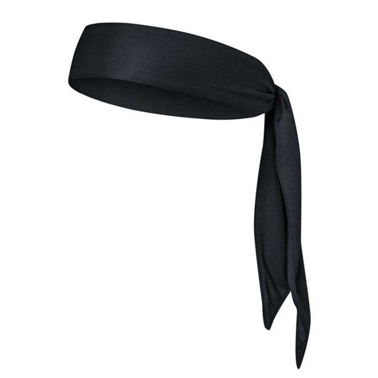 Unisex Sweat Wicking Stretchy Exercise Yoga Gym Bandana Headband Sweatband Head Tie Scarf Wrap, Size: 1.2*0.06m, Headband Sweatband (Black)