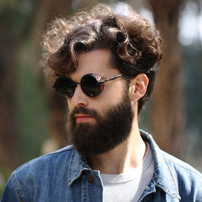 Retro Carved Round Sunglasses, Sunglasses#silver frame ice blue, Sunglasses#silver frame gray sheet, Sunglasses#silver frame white mercury, Sunglasses#rimmed gray tablets, Sunglasses#Tyrant gold box gold, Sunglasses#Gold frame gray sheet               ...