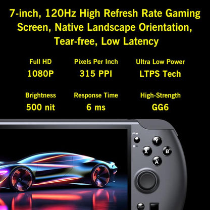 GPD WIN 5 Handheld Game Console, 32GB+2TB, 7 inch Windows 11 OS AMD Ryzen Al Max+ 395 CPU, US Plug, Al Max+ 395 / 32GB+2TB