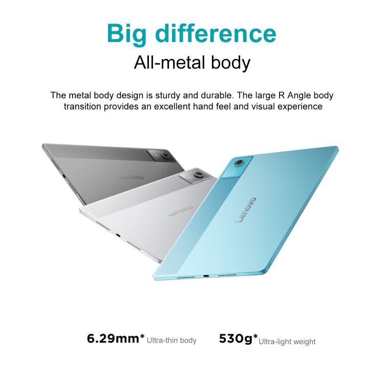 Lenovo Xiaoxin Pad 12.1 inch 2025 WiFi Tablet, 8GB+128GB, MediaTek Dimensity 6400 Octa Core,US Plug, 8GB+128GB